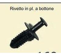 50x Passaruota rivetto a bottone Fissaggio per Mercedes smart