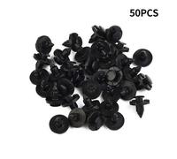50X Rivetti In Plastica 8mm Per Auto Fissaggi Interni Paraurti Parafango