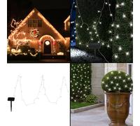 50x Stringa Solare Luci LED Decorazione Giardino Esterni Terrazzi Party L