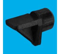 50X Supporti Per Mensole In Plastica Nera Da 8Mm Per Cucina Armadio