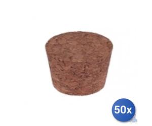 50x TAPPO IN SUGHERO PER DAMIGIANE mm 35x30