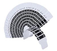 50x Termometro Frontale Adesivo per Bambini, Bambini e Adulti - Striscetta per Temperatura Febbre Lettura Istantanea (C°/F°) - Monitoraggio Continuo - Kit Viaggio e Emergenza, Senza Pile, Igienico e