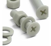 50x testa svasata super nylon rinforzato con riempimento in vetro M5x 20mm