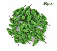 50X Trees Modello Train Railroad Wargame Diorama Scenario Paesaggio Ho -oo Scala