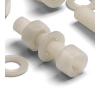 50x vite Esagono incassato Nylon, plastica per macchine, M5x 20mm