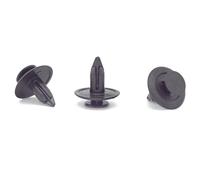 50x YOU.S Clip Di Carenatura Stopper Supporto Pulsante Universale 6mm Nero