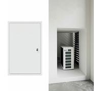 50x110cm Pannello di accesso in metallo bianco per unità Porta a soffitto in cartongesso con chiavi Grande portello per la ristrutturazione domestica Soluzione di accesso di facile installazione