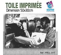 50X30Cm - Tela Stampata Poster - Pete Rock Cl Smooth - Prcl-01