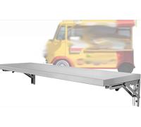50x35cm Parete In Acciaio Inox Pieghevole Scrivania Resistente alla CorrosionResistente Alimento Camion Attrezzatura Durevole Escrito Colgante per Uso Commerciale Soluzione Salvaspazio