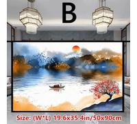 50x90cm Cinese Finestrino Adesivo Vetro Porta Pellicola PVC Privacy Ufficio Arte