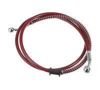 51.18" Acciaio Inox Moto Idraulico Freno Tubo Olio Tubo Rosso