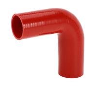 51-57mm 2.01"-2.24" ID 150mm 5.91" Lungo 90 gradi Tubo flessibile silicone rosso