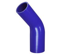 51-60Mm 2.01"-2.36" ID 120Mm 4.72" Lungo 45 Gradi Tubo Silicone Blu Per Auto