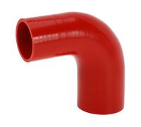 51-63mm ID 120mm 4.72" Lungo 90 gradi Tubo flessibile silicone per auto rosso