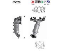 51 KW 69 CV CATALIZZATORE PER Fiat Punto EVO 199 1.2