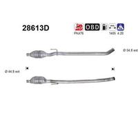 51 KW 69 CV CATALIZZATORE PER Fiat Scudo FURG 220 1.9 D