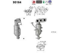 Catalizzatore Euro 5 95164 AS per TOYOTA YARIS