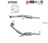 59 KW 80 CV CATALIZZATORE PER Seat Ibiza III 6L1 1.4 TDI