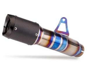 51 mm/60 mm Silp On Motorcycle Exhaust Pipe Muffler Link Titanium Alloy System Set Per S1000RR 2010 2011-2016(Type B)