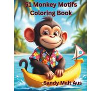 51 Monkey Motifs Coloring Book