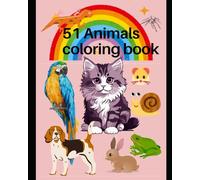 51 Pet Animals coloring book