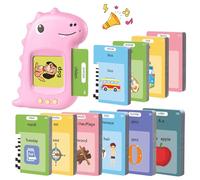 510 Parole Carte Flash Parlanti Francese per Bambini da 3+ Anni (Rosa)
