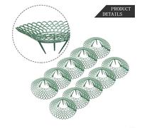 510 supporti da giardino per fragole con 3 gambe robuste per migliorare la salute delle piante (verde S, 10 pezzi)