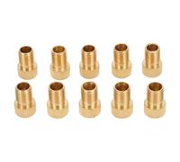 510PCS Adattatore valvola bicicletta per valvole francesi DV SV per valvole auto Dunlop adatto per il gonfiaggio della pompa dell'aria alle stazioni di servizio (5PCS)