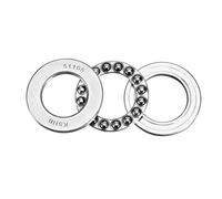 51105 Cuscinetti reggispinta a sfere 25 mm x 42 11 Acciaio legato ABEC3 Rulli a fila singola