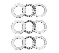 51106 Spinta Sfera Cuscinetti 30mmx47mmx11mm Singolo Riga Rullo 3pz