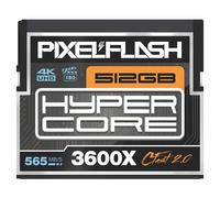 512 GB PixelFlash CFast 2.0-Karte 3600X HyperCore 565 MB/s SATA3 VPG180 C Fast-Karte, kompatibel mit DSLR-Kinovideo- und Fotokameras, im Labor geteste