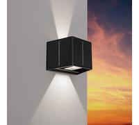 512000 Q.TA' 6 APPLIQUE LED UPDOWN SOLARE QUAD 3,3W 4000K NERO