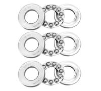 51204 Spinta Sfera Cuscinetti 20mmx40mmx14mm Singolo Riga Rullo 3pz