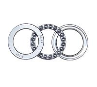 51218 Cuscinetto a sfere reggispinta Cuscinetto a pressione 8218 Diametro interno 90 Diametro esterno 135 Spessore 35 mm 1 pz