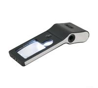 -515 portatile LED & UV illuminato lente d'ingrandimento con 3X//55X triplo ingrandimento per l'ispezione delle banconote, lettura fine print e
