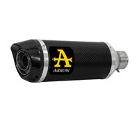 Arrow Terminale scarico Thunder Alluminio Dark Fondello Carby KTM Duke 125 2011-2013