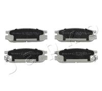 51701 JAPKO Kit pastiglie freno, Freno a disco per SUBARU