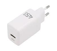 51825 Alimentatore: Impulso Rete, Spina,Caricabatterie 5-20VDC 3A 45W Bianco ...
