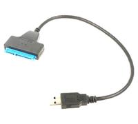 51855 Adattatore USB a SATA Slim SATA femmina, USB A-Spina 0,26m QOLTEC