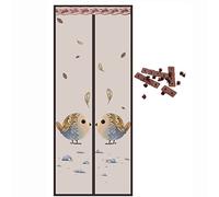 51buyoutgo Zanzariera Magnetica per Porte, Tenda Zanzariera Magnetica Porta Finestra con Calamita, Tende Zanzarie Zanzariere Magnetiche Magnetica per Porte Finestre 90x210 cm (uccello)
