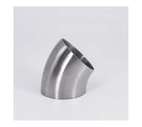 51mm 2 Inch Pipe OD SUS 304 Stainless Steel Butt Welding 45 Degree Elbow Fitting Home Brew Beer