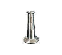 51mm 2" to 12.7mm Pipe OD 2" to 0.5" Tri Clamp Reducer SUS 304 Stainless Pipe Fitting Homebrew