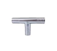 51mm Hose Barb Tail 304 Stainless Steel Pipe Fitting Tee 3 Ways Connector Splitter Homebrew