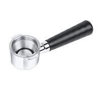 51mm In Acciaio Inox Casa Casa Un Foro Portafilter Bottomless Macchina Da Caffè Accessorio Due Orecchio Portafilter Compatibile con ECP31.21/eco310/eco35.31