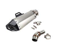 51mm Slip-on Scarico Centrale Collegamento Tubo Marmitta Fuga Silenziatore DB Killer Per Yamaha R3 YZF R25 250 300 Per MT03(2)