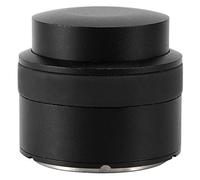 51mm Stainless Steel Coffee Tamper Distributor Leveler Tool Premium Barista Accessory for Home Office Cafes Black Aluminum Stainless Steel 461g