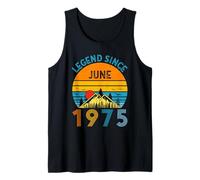 51st Birthday Gifts Idea Legend Since June 1975 51 Years Old Canotta