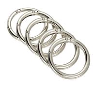 51x39x6mm Molla Cancello Giunto Toroidale,5pz Rotondo Scatto Clip,Argento