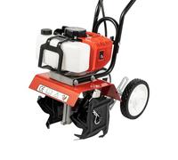 52 cc, 2 tempi, alta efficienza, 1900 W, a benzina, motozappa, motozappa, fresa per terreni, coltivatore, zappa da giardino, zappa regolabile in altezza, manubrio leggero