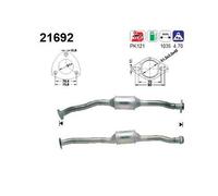 52 KW 71 CV CATALIZZATORE PER Vauxhall Astra MK III (F) Tre Vol T92 1.6i